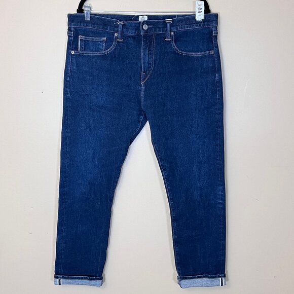Hiroshi Kato The Scissors Slim Tapered Selvedge Raw Jeans - Men's Size 38*29 - Picture 1 of 14